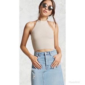 🌞🌻🌞☀️ Little tan halter top